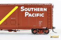 Southern Pacific (SP) Brown Repaint 1965+ SP 40′ Boxcar Rebuild w/ 10′ Door