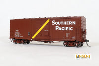 Southern Pacific (SP) Brown Repaint 1968+ SP 40′ Boxcar Rebuild w/ 10′ Door