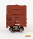 Southern Pacific (SP) Brown Repaint 1968+ SP 40′ Boxcar Rebuild w/ 10′ Door