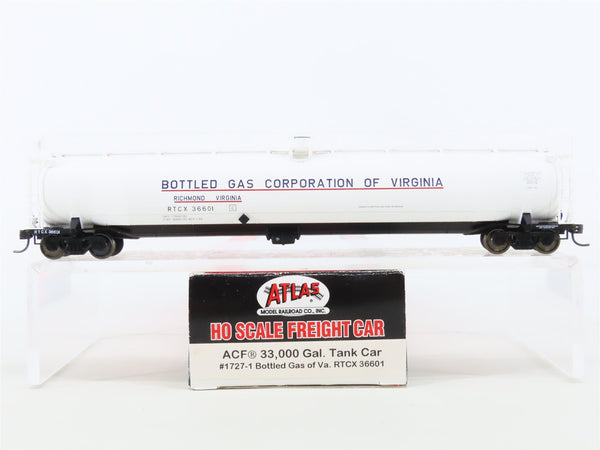 ATLAS 1727-1 RTCX BOTTLED GAS OF VIRGINIA 33,000 GALLON TANK CAR #36601