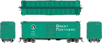 Rapido Trains Inc GN 40' 12-Panel Boxcar w/Early Improved Dreadnaught Ends 6-Pack - Ready to Run