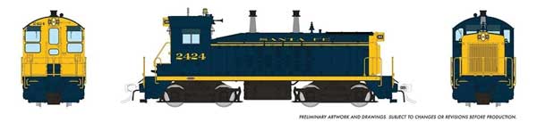 Rapido Trains Inc EMD SW9 - ESU LokSound and DCC