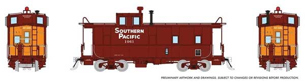 Rapido Trains Inc SP Class C-40-3 Steel Caboose with Roofwalk - Ready to Run