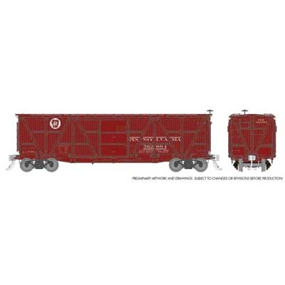 Rapido Trains Inc Class X23 Wood Boxcar 6-Pack - Ready to Run Set 2