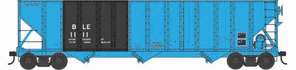 Bowser N Scale 100-Ton 3-Bay Open Hopper with Coal Load (Different Roads)