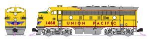 Kato N scale F7 A/B Diesels UP #1468 & 1468B w/DCC Loksound