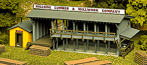 Atlas Model Railroad Co. Lumber Yard & Office - Kit