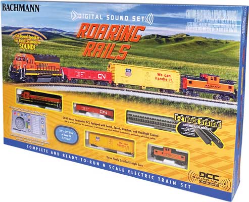 Bachmann Industries Roaring Rails Diesel Train Set - Sound and DCC