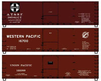 Accurail Inc USRA 40' Double-Sheathed Wood Boxcar 3-Pack - Kit -PRE ORDER-