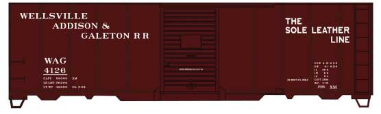 Accurail Inc AAR 40' Single-Door Steel Boxcar - Kit -PRE ORDER-