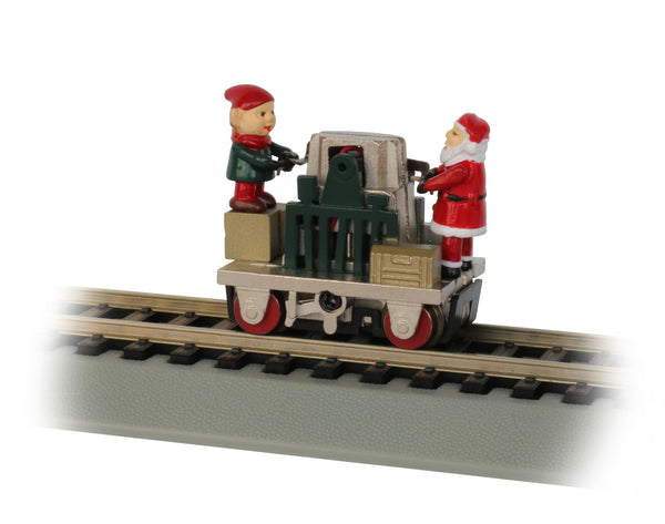 Bachmann GANDY DANCER OPERATING HAND CAR - CHRISTMAS HO scale