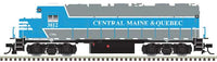 Atlas -EMD GP38 Low Nose w/Dynamic Brakes - Standard DC - Master(R) Silver - N SCALE