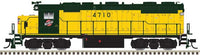 Atlas -EMD GP38 Low Nose w/Dynamic Brakes - Standard DC - Master(R) Silver - N SCALE