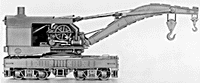 Tichy Train Group 120-Ton Brownhoist Railroad Wrecking Crane - Kit