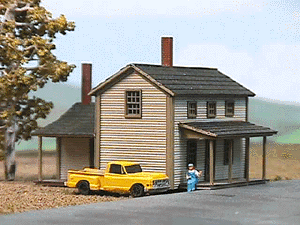 American Model Builders Two-Story Section House - LASERkit(R)