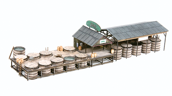 American Model Builders The Pickle Works G. R. Dill & Sons Salting Station - LASERkit(R)
