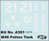 Atlantis M-46 General Patton Tank 1/48 Plastic Model Kit