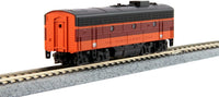 Kato USA Inc EMD FP7A-F7B Set - Standard DC Milwaukee Road #95A, 95B (orange, maroon)