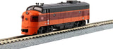 Kato USA Inc EMD FP7A-F7B Set - Standard DC Milwaukee Road #95A, 95B (orange, maroon)