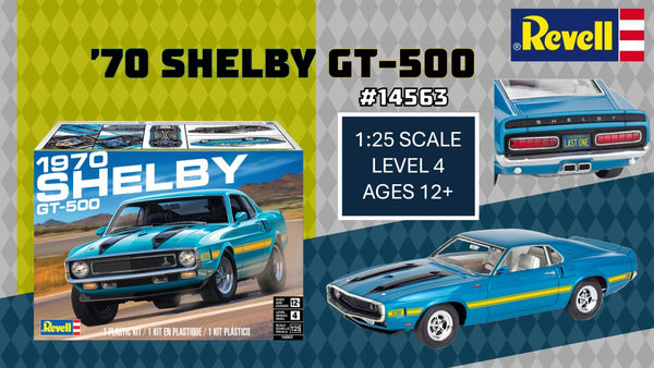 Revell '70 Shelby Mustang GT 500 Skill level 4