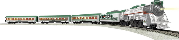 Lionel Christmas Cheer Passenger Bluetooth HO Gauge Model Train Set with Remote