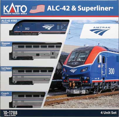 Kato USA Inc Siemens ALC-42 Charger & 3 Cars Train-Only Set - Standard DC