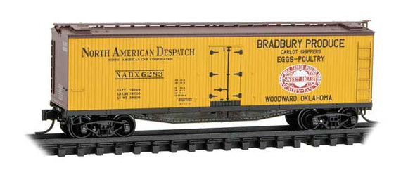 Micro Trains Line 40' Double-Sheathed Wood Reefer w/Vertical Brake Wheel