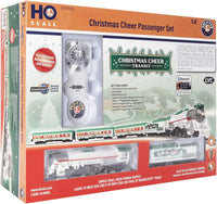 Lionel Christmas Cheer Passenger Bluetooth HO Gauge Model Train Set with Remote