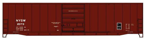 Accurail Inc 50' Steel Boxcar w/8' Superior Doors, No Roofwalk & Low Ladders - Kit