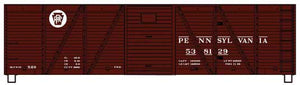 Accurail Inc 40' 6-Panel Single-Sheathed Wood Boxcar w/Steel Doors & Ends - Kit HO Scale