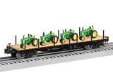 Lionel 40' Flatcar with Tractor Load - 3-Rail - Ready to Run -PRE ORDER-