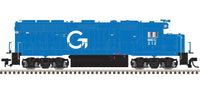 Atlas HO scale EMD GP40 - Standard DC - Master(R) Silver (DCC READY)