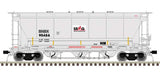 Atlas HO Scale Trinity 3230 3-Bay Covered Hopper - Ready to Run - Master(R) Plus Atlas Model Railroad Co. #20006833