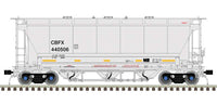 Atlas HO Scale Trinity 3230 3-Bay Covered Hopper - Ready to Run - Master(R) Plus Atlas Model Railroad Co. #20006833