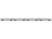 O Scale Lionel 18" Streamlined Fluted-Side 3 Coaches, Observation - 3-Rail Ready to Run -  PRE ORDER