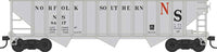 Bowser Manufacturing Co. 70-Ton 12-Panel 3-Bay Hopper - Ready to Run