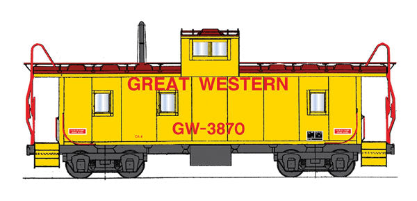 Intermountain Railway Company CA-3 & CA-4 Caboose - Ready to Run - Centralia Car Shops HO SCALE