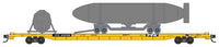 Micro Trains Line 89'4" Flatcar w/Deep Submergence Rescue Training Vehicle Load