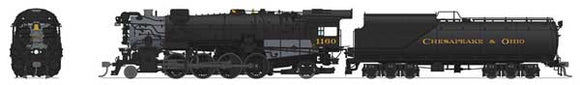 Broadway Limited Imports Class HO Scale K-2 2-8-2 Mikado w/16-VC Tender - Sound and DCC - Paragon4(TM) Hybrid