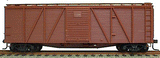 Accurail Inc 40' 6-Panel Single-Sheathed Wood Boxcar w/Wood Doors & Steel Ends - Kit