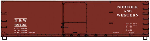 Accurail Inc USRA 40' Double-Sheathed Wood Boxcar - Kit