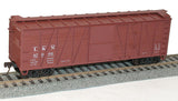 Accurail Inc 40' Single-Sheathed Wood Boxcar with Wood Doors and Wood Ends - Kit