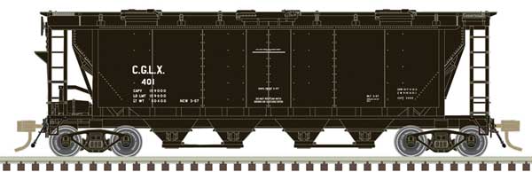 Slab-Side Covered Hopper - Ready to Run - Master(R)