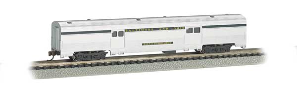 N scale Bachmann Industries 85' Fluted-Side Baggage Car - Ready to Run