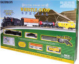 Bachmann N Scale Whistle Stop Steam Train Set - Sound and DCC