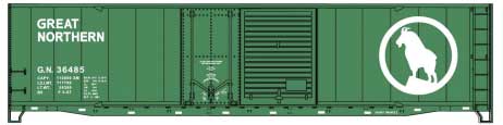 Accurail Inc 50' Welded-Side Combination-Door Boxcar - Kit -PRE ORDER-