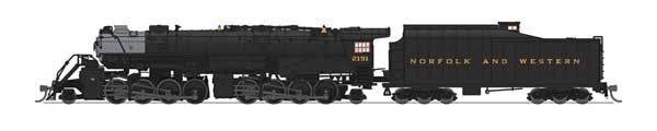 N Scale Broadway Limited Imports N&W Class Y6b 2-8-8-2 - Sound and DCC - Paragon4(TM)