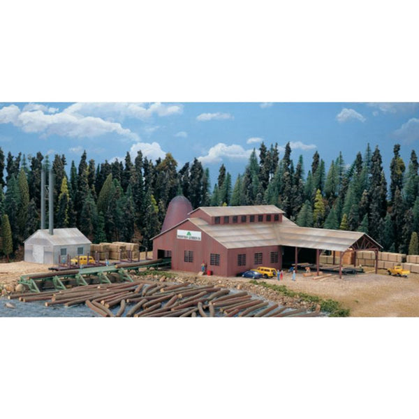 Walthers Cornerstone 933-3236 - Mountain Lumber Company Sawmill - N Scale Kit