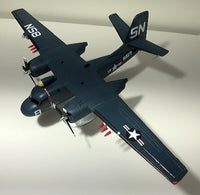 Atlantis Models Grumman US NAVY S2F Tracker Hunter Killer Plastic Model kit 1/54