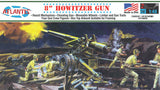 Atlantis Models 8" Howitzer Gun Plastic Model kit 1/48